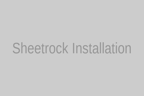Sheetrock Installation