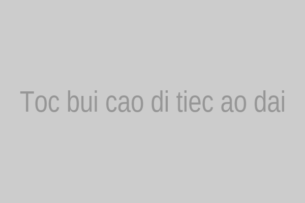 Tóc búi cao đi tiệc mặc áo dài