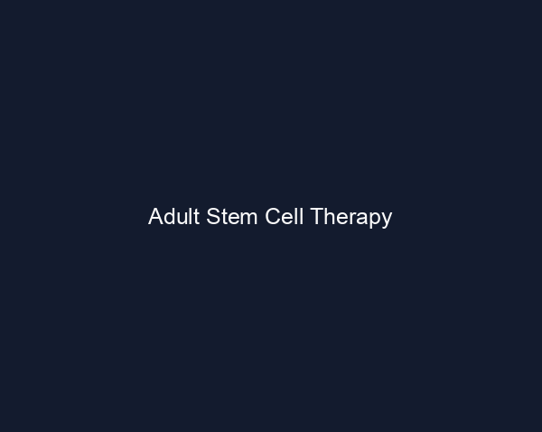 Stem Cell Therapy Tampa