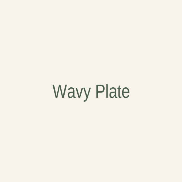 Wavy Plate