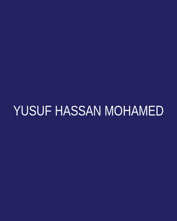 Yusuf Hassan Mohamed - CEO Anfac Media