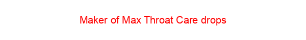 Maker of Max Throat Care drops