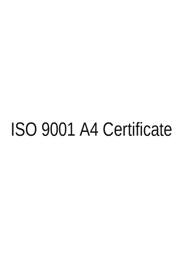 ISO 9001 Certification