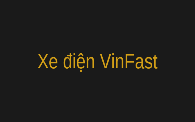Xe điện VinFast tại Bình Linh Auto