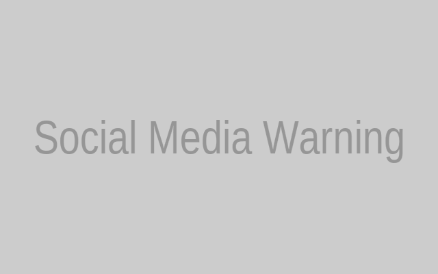 A warning symbol overlaid on a social media post, emphasizing the risks of sharing luggage tags online