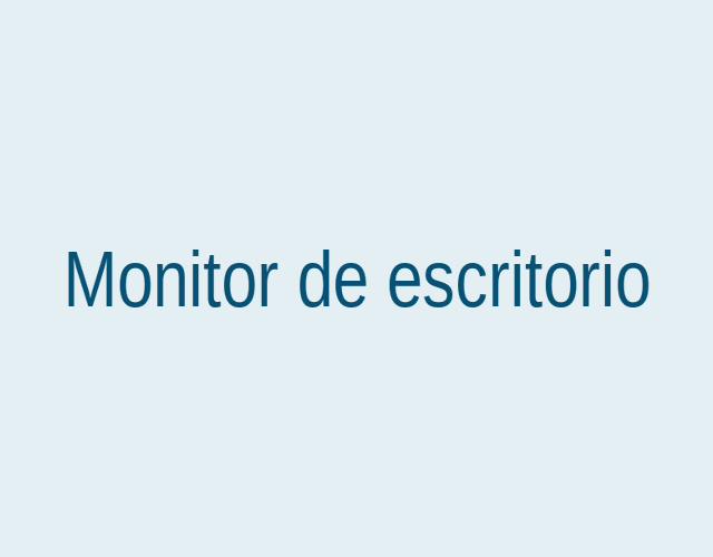 Monitor de escritorio