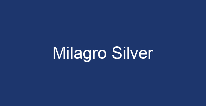 Milagro Silver tequila bottle