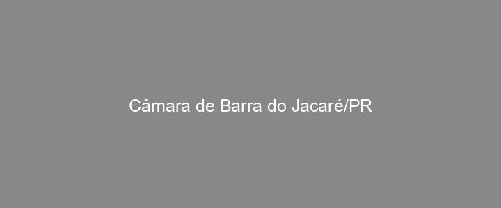 Provas Anteriores Câmara de Barra do Jacaré/PR