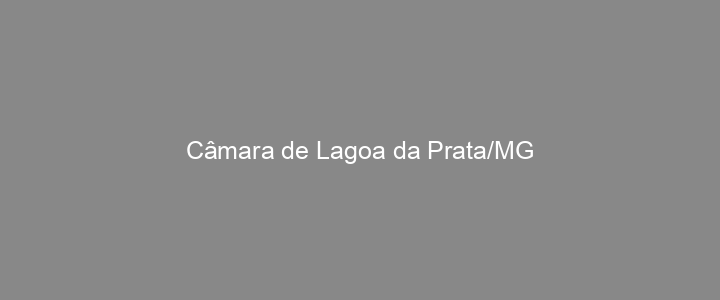 Provas Anteriores Câmara de Lagoa da Prata/MG