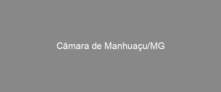 Provas Anteriores Câmara de Manhuaçu/MG