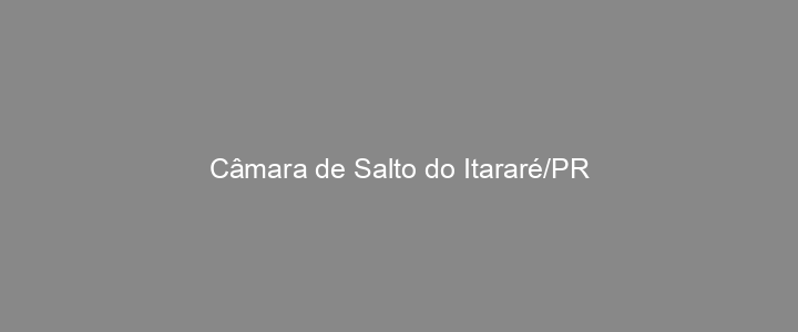 Provas Anteriores Câmara de Salto do Itararé/PR