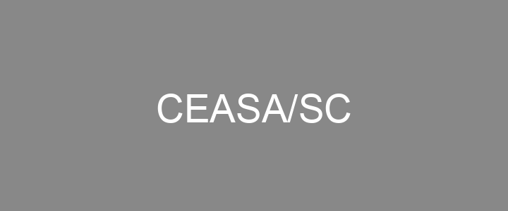 Provas Anteriores CEASA/SC