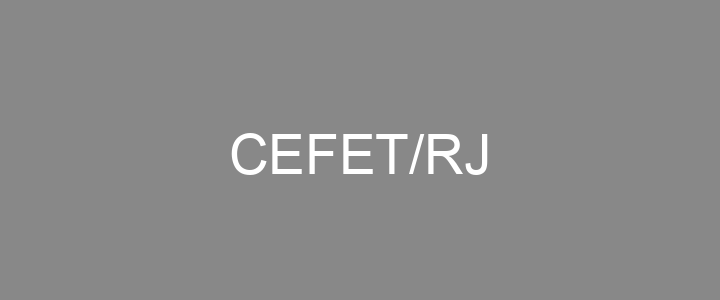 Provas Anteriores CEFET/RJ