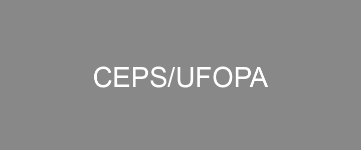 Provas Anteriores CEPS/UFOPA