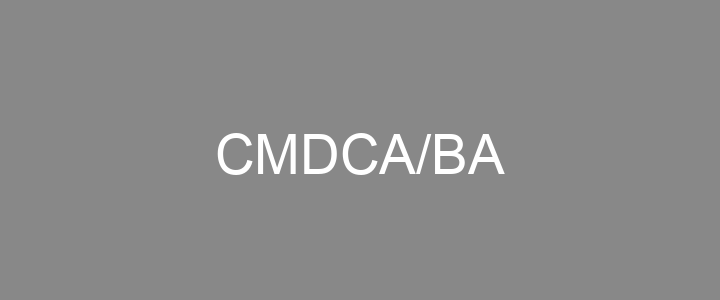 Provas Anteriores CMDCA/BA