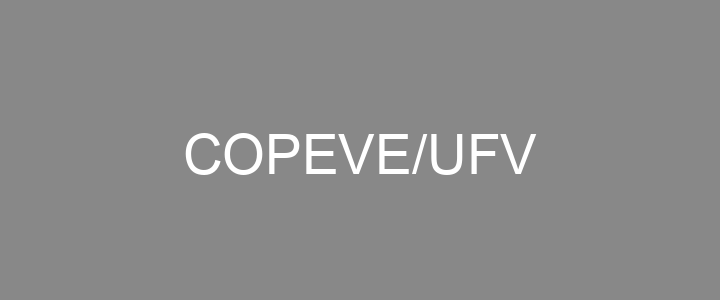 Provas Anteriores COPEVE/UFV