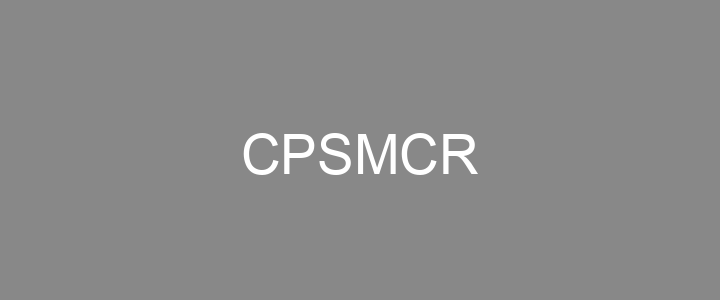 Provas Anteriores CPSMCR