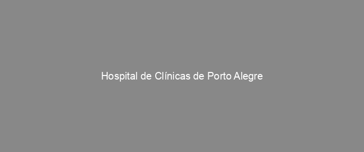 Provas Anteriores Hospital de Clínicas de Porto Alegre