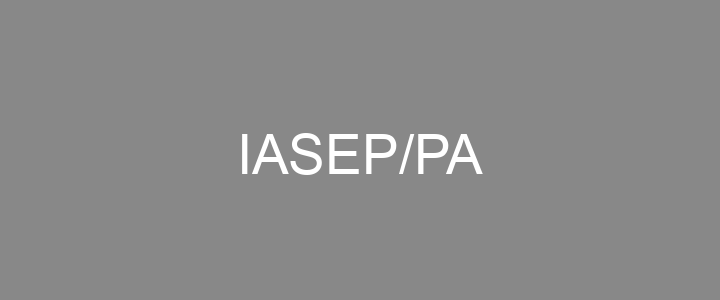 Provas Anteriores IASEP/PA