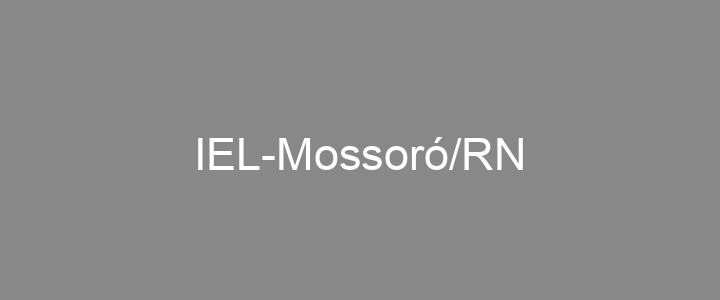 Provas Anteriores IEL-Mossoró/RN