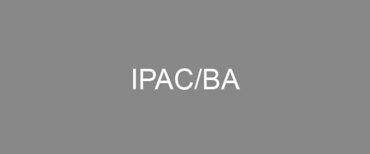 Provas Anteriores IPAC/BA