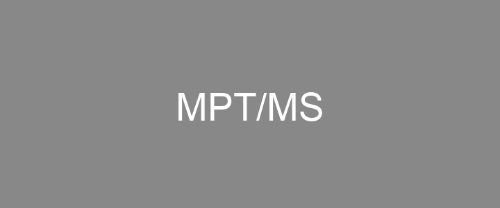 Provas Anteriores MPT/MS