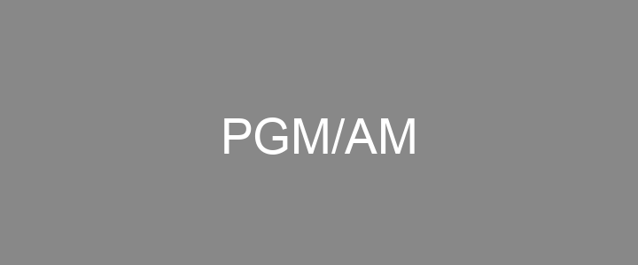 Provas Anteriores PGM/AM
