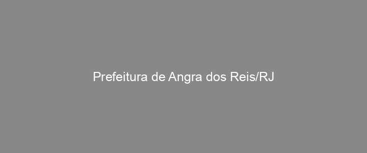 Provas Anteriores Prefeitura de Angra dos Reis/RJ