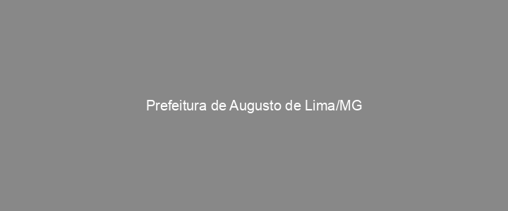 Provas Anteriores Prefeitura de Augusto de Lima/MG