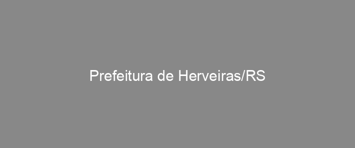 Provas Anteriores Prefeitura de Herveiras/RS