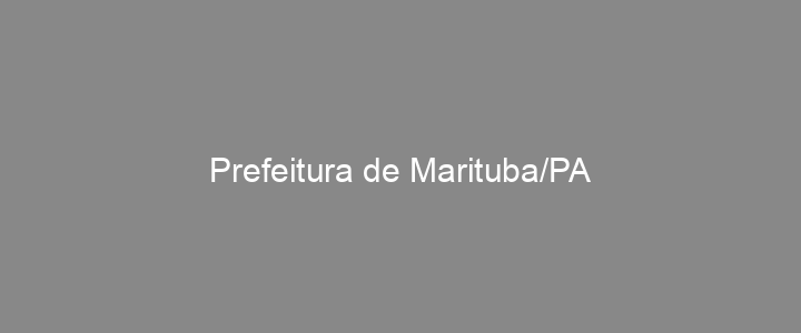 Provas Anteriores Prefeitura de Marituba/PA