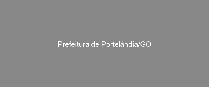 Provas Anteriores Prefeitura de Portelândia/GO