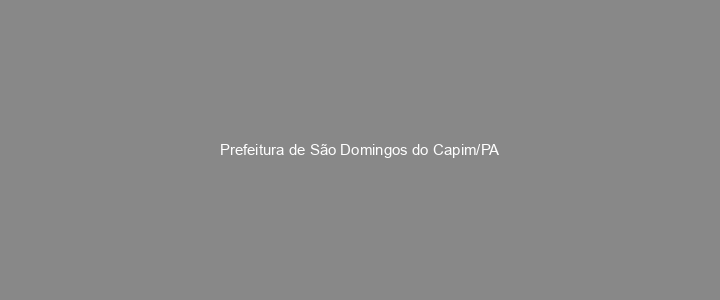 Provas Anteriores Prefeitura de São Domingos do Capim/PA