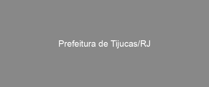 Provas Anteriores Prefeitura de Tijucas/RJ
