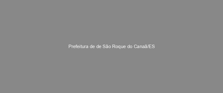Provas Anteriores Prefeitura de de São Roque do Canaã/ES