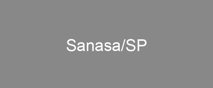 Provas Anteriores Sanasa/SP