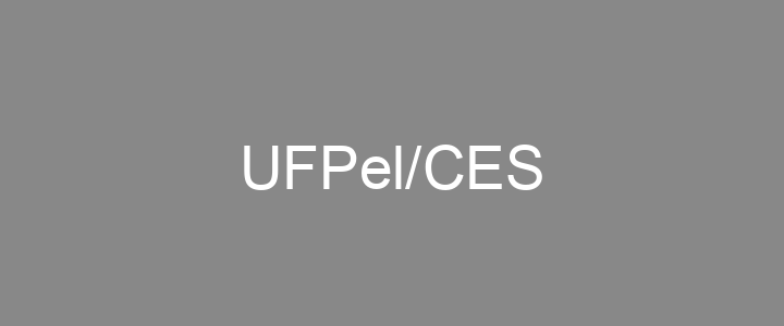 Provas Anteriores UFPel/CES