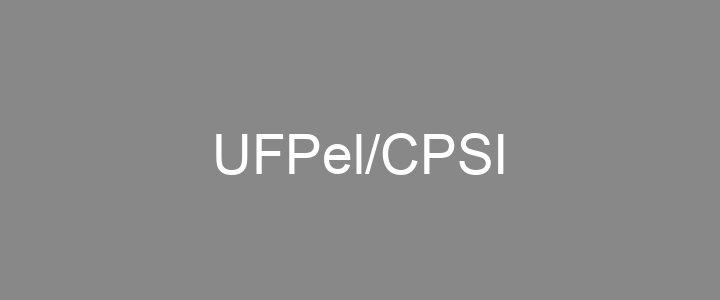 Provas Anteriores UFPel/CPSI