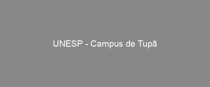 Provas Anteriores UNESP - Campus de Tupã
