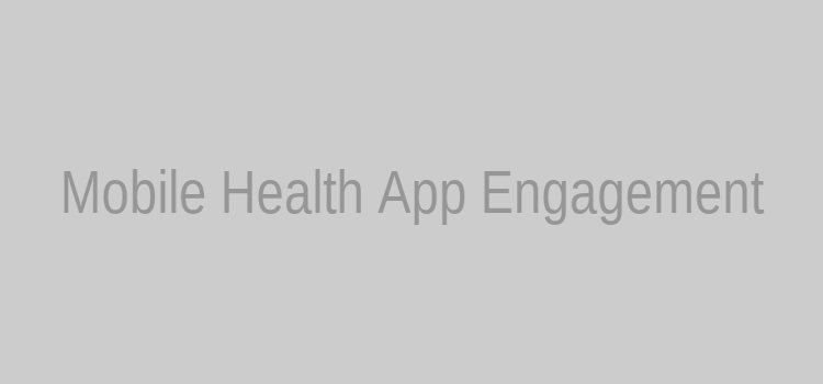 Graph showing rising mobile health app engagement