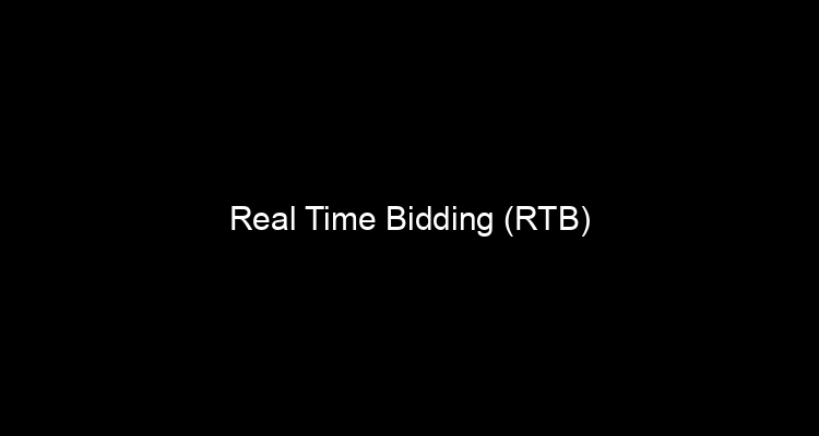 Real Time Bidding (RTB)