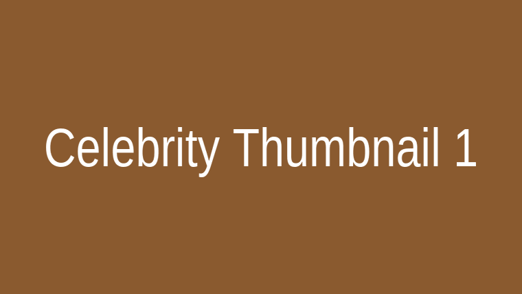 Celebrity Review 1