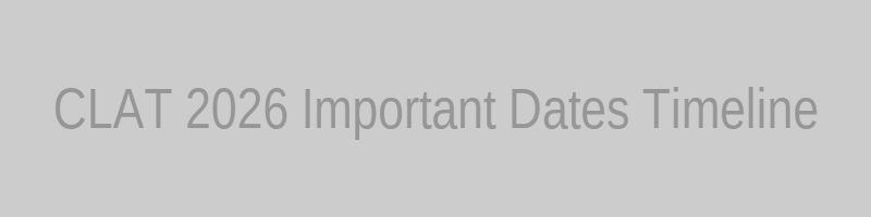 Important Deadlines Timeline