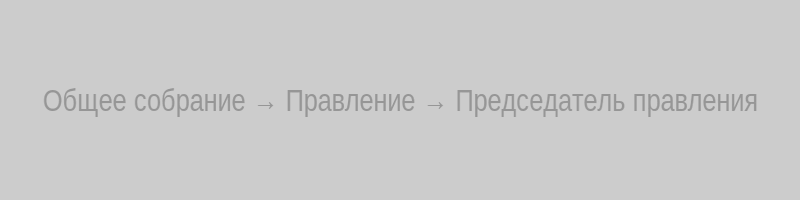 Иерархия органов ТСЖ