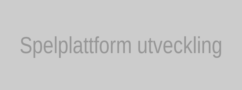 Utveckling av spelplattformar