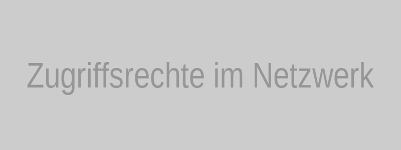 Zugriffsrechte Darstellung