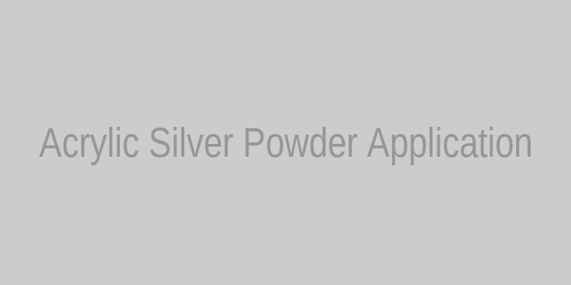 Automated application of acrylic silver powder paint on an industrial line
