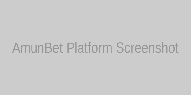 Screenshot of AmunBet platform
