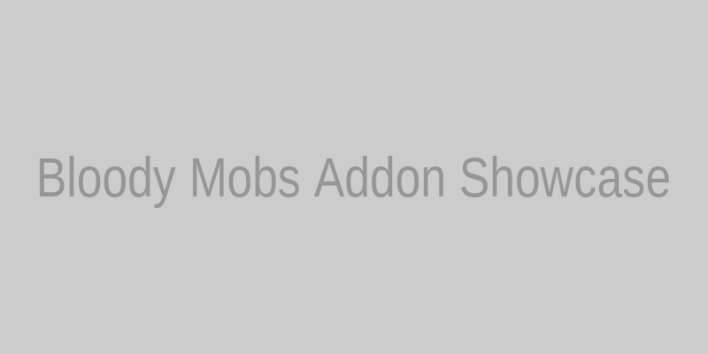 Bloody Mobs add-on for Minecraft featuring a terrifying redesigned Warden and Creeper in a dark cave environment