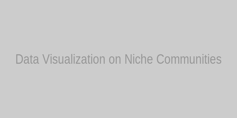 Visualization of niche community engagement data
